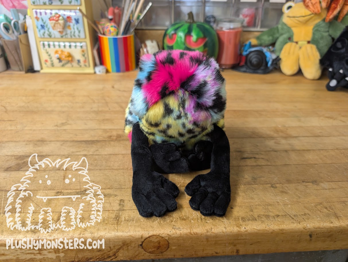 Quite Startled Rainbow Leopard! - Little Weighted Nerd