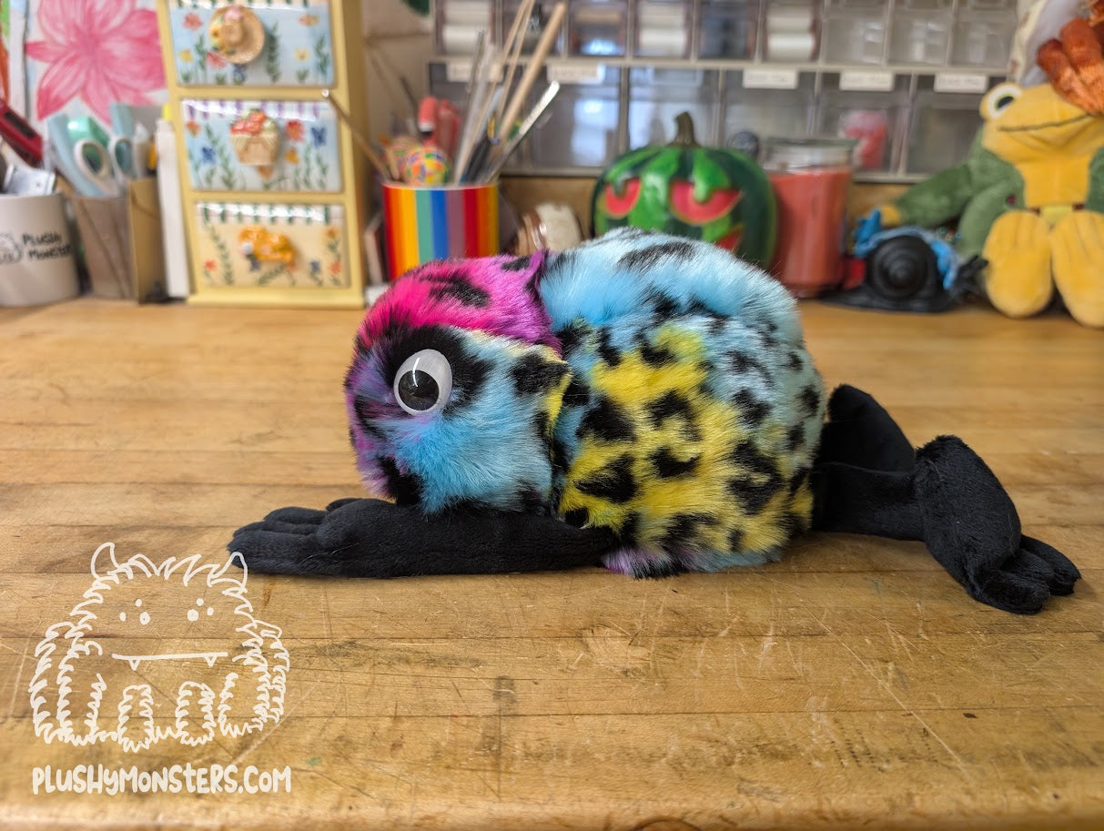 Quite Startled Rainbow Leopard! - Little Weighted Nerd