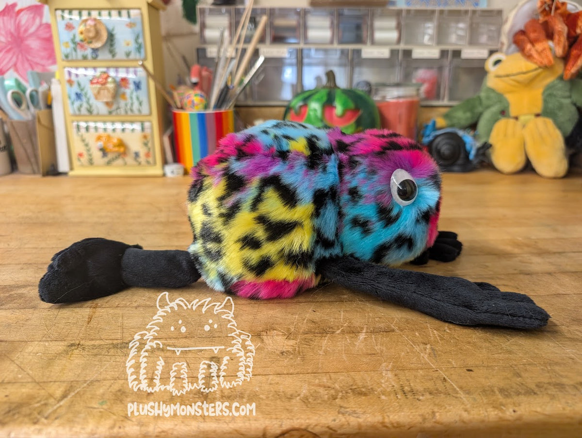 Quite Startled Rainbow Leopard! - Little Weighted Nerd