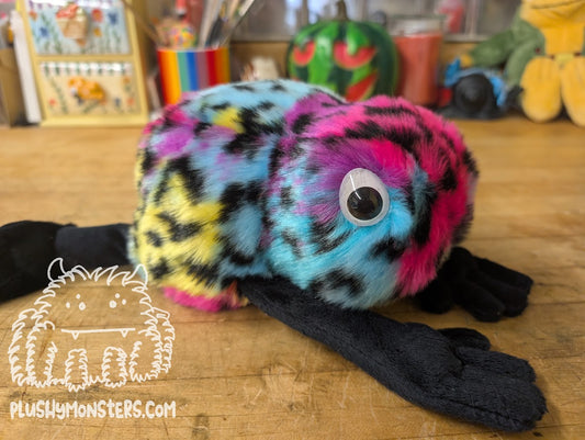 Quite Startled Rainbow Leopard! - Little Weighted Nerd