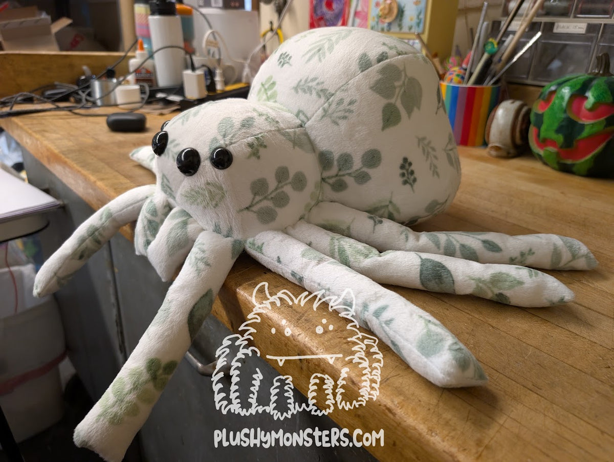 Ferny! - Weighted Minky Spider Plushy
