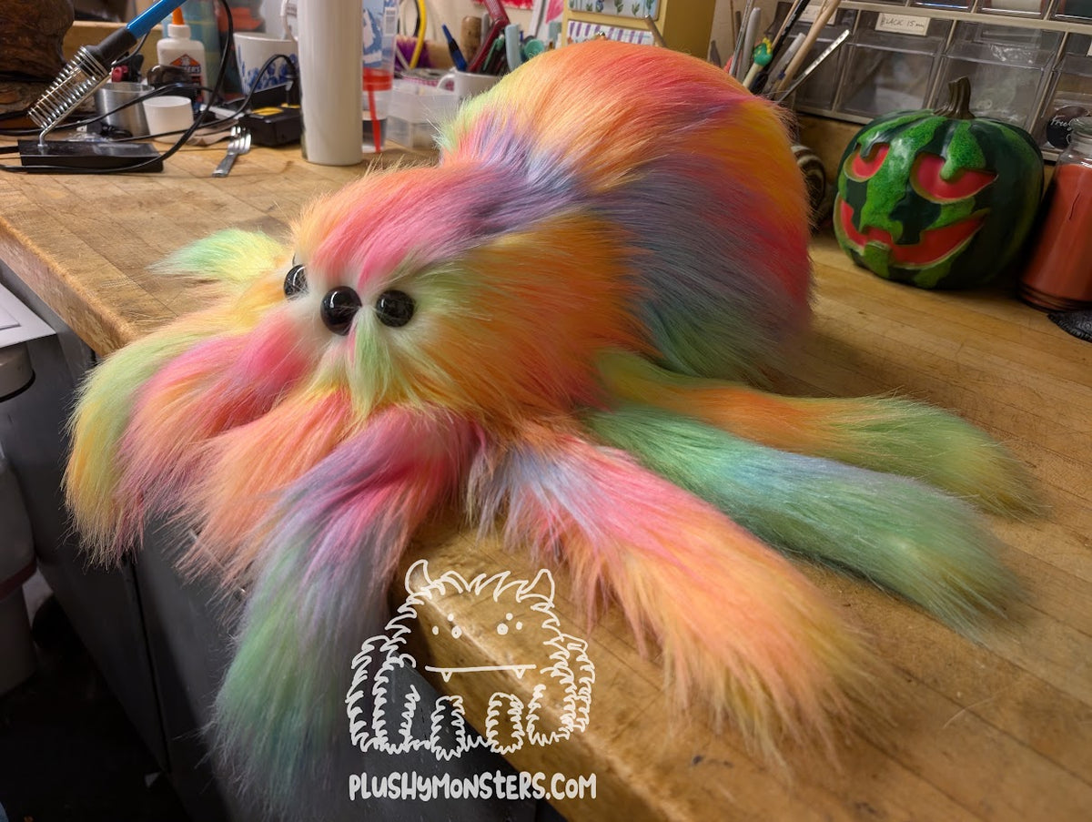 Lil' Rainbow Wave with Oversized Eyes! For Emma! - Weighted Lil' Guy