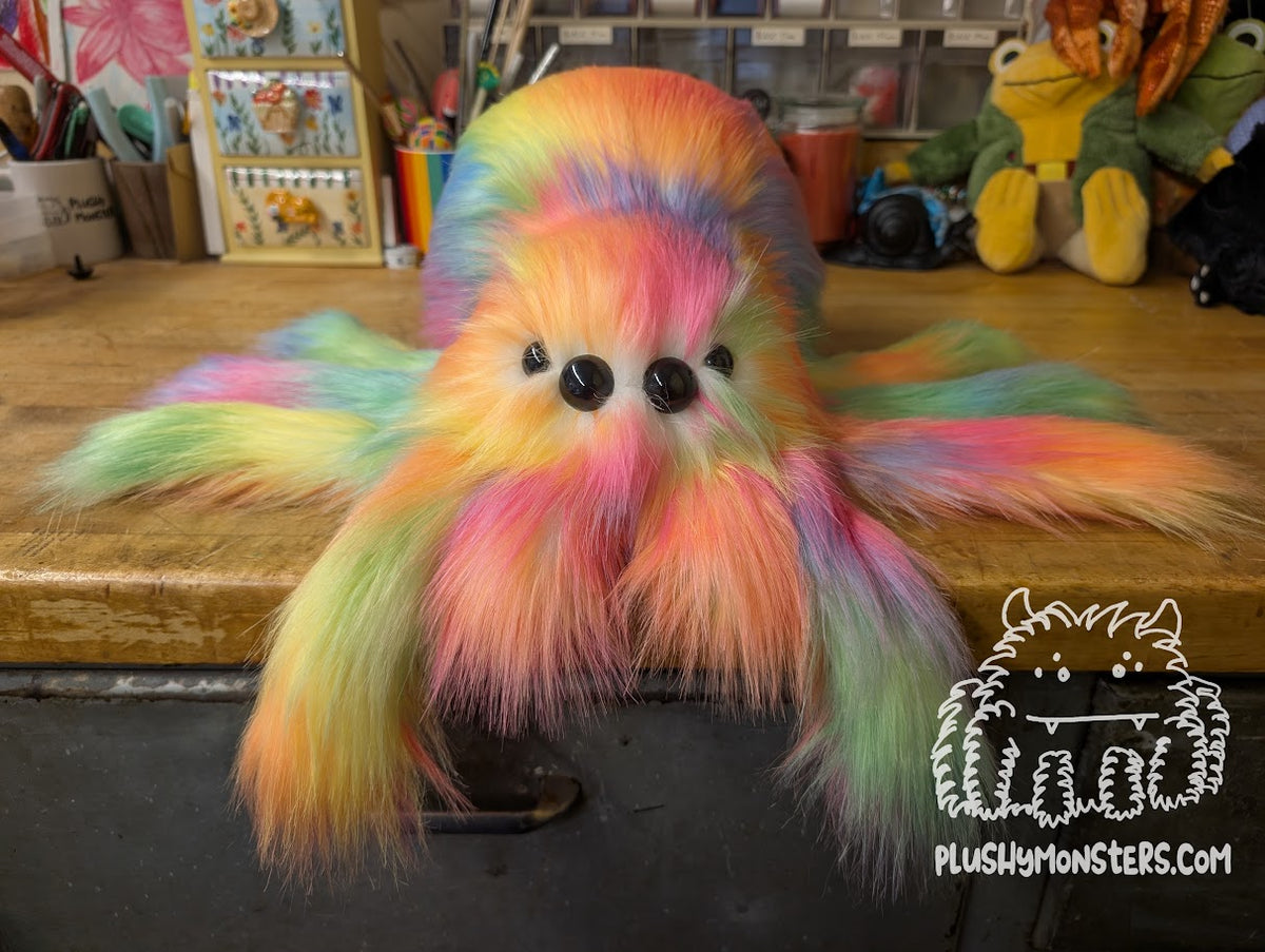 Lil' Rainbow Wave with Oversized Eyes! For Emma! - Weighted Lil' Guy