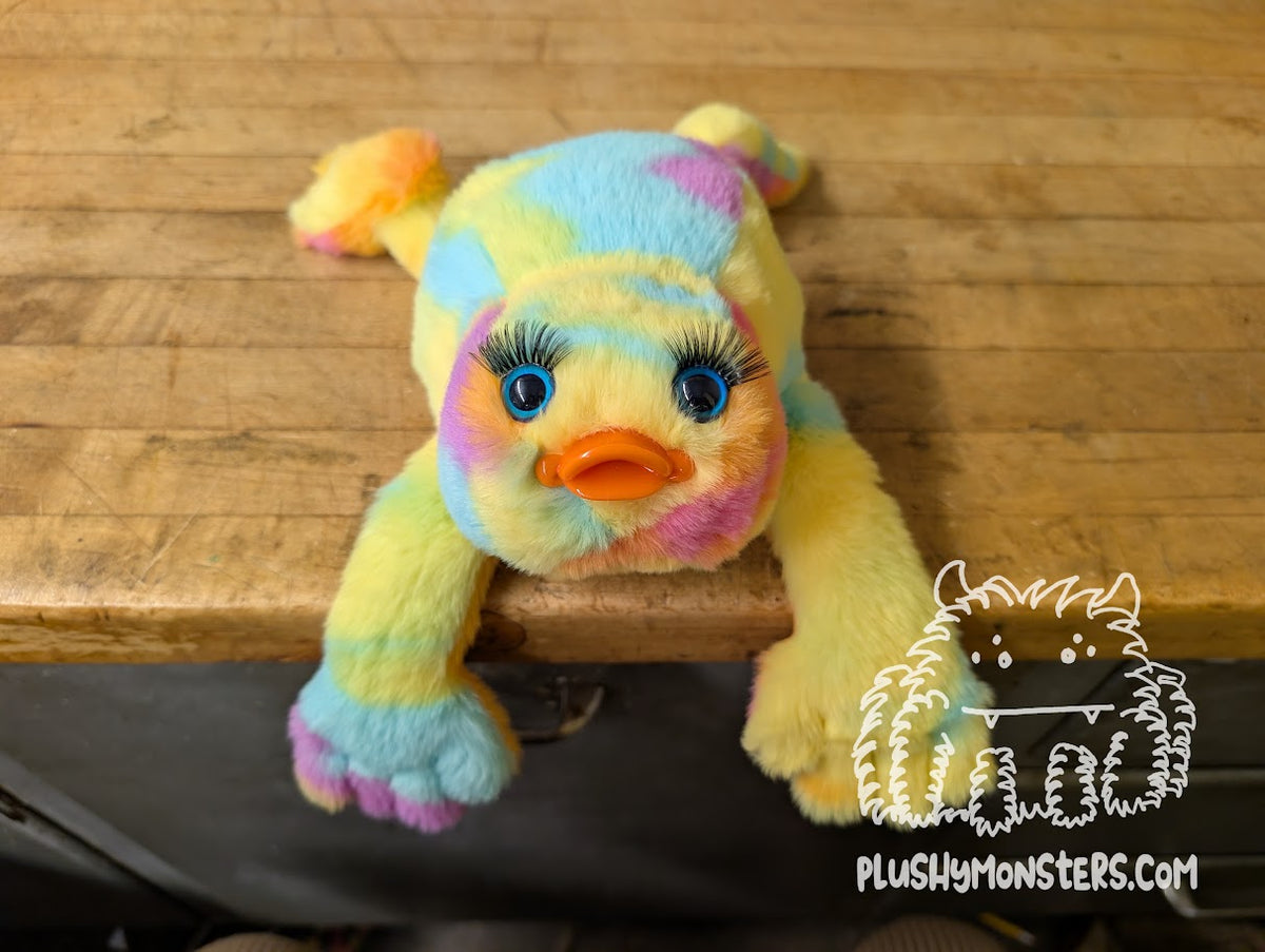Sherbert! With a Duckbill! And Eyelash Eyes! - Little Weighted Nerd Duck Thing