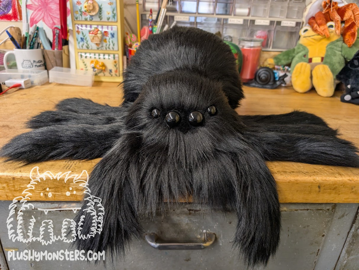 Lil' Poe! With Oversized Eyes! - All Black Weighted Lil' Guy